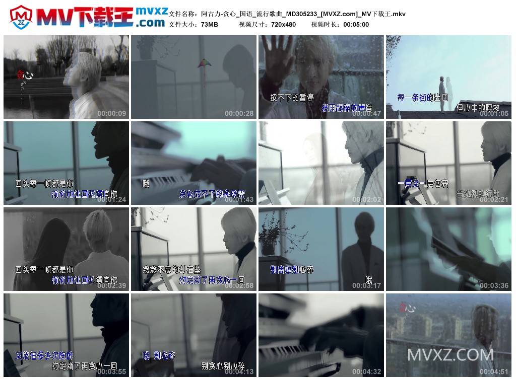 阿古力-贪心_国语_流行歌曲_MD305233